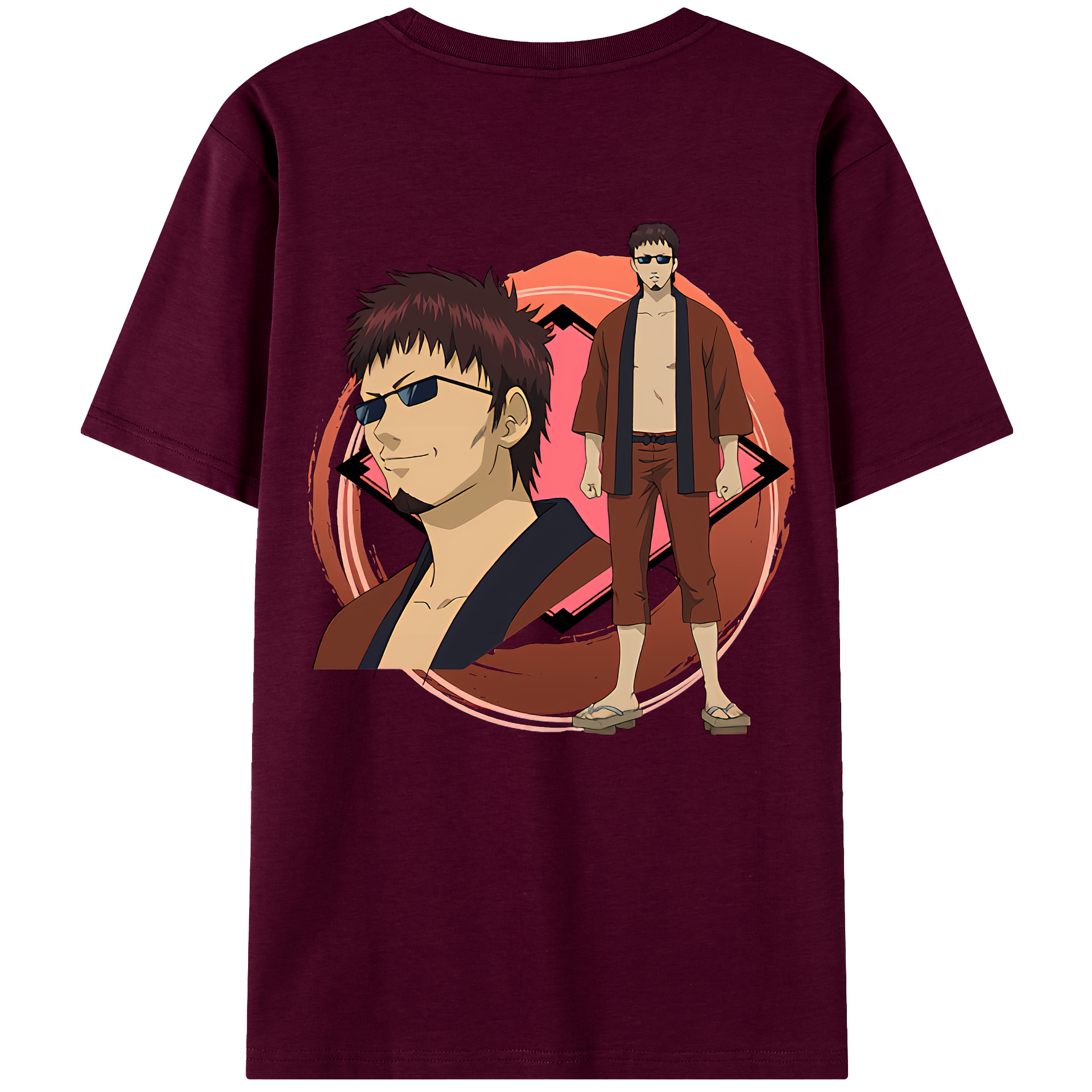 （画像用） ぎんたま 坂田銀時（さかたぎんとき） 神楽 志村新八（しむら しんぱち） GINTAMA Sakata Gintoki Kagura Shimura Shinpachi レディース半袖Tシャツ(バックプリント)